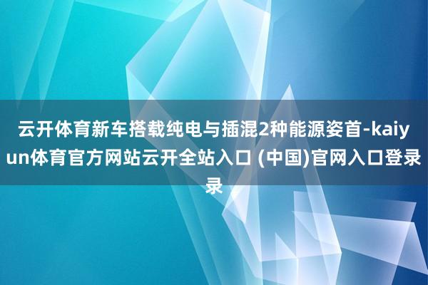 云開體育新車搭載純電與插混2種能源姿首-kaiyun體育官方網站云開全站入口 (中國)官網入口登錄